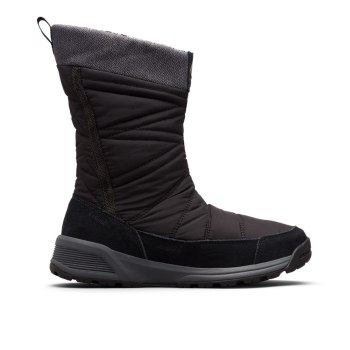 Columbia Ženske Čizme - Meadows Slip-On Omni-Heat 3D Crne Tamno Sive | MVNB-52810